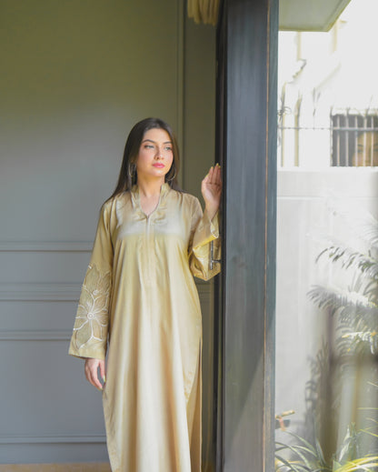 Zauk- 2 Pc Rawsilk Suit