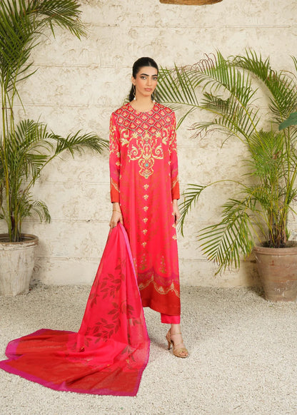 Stitch Vibes- Peony Glow Dress