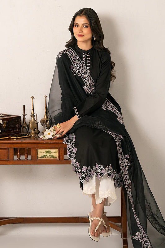 Cross Stitch -Black 2 PC Suit