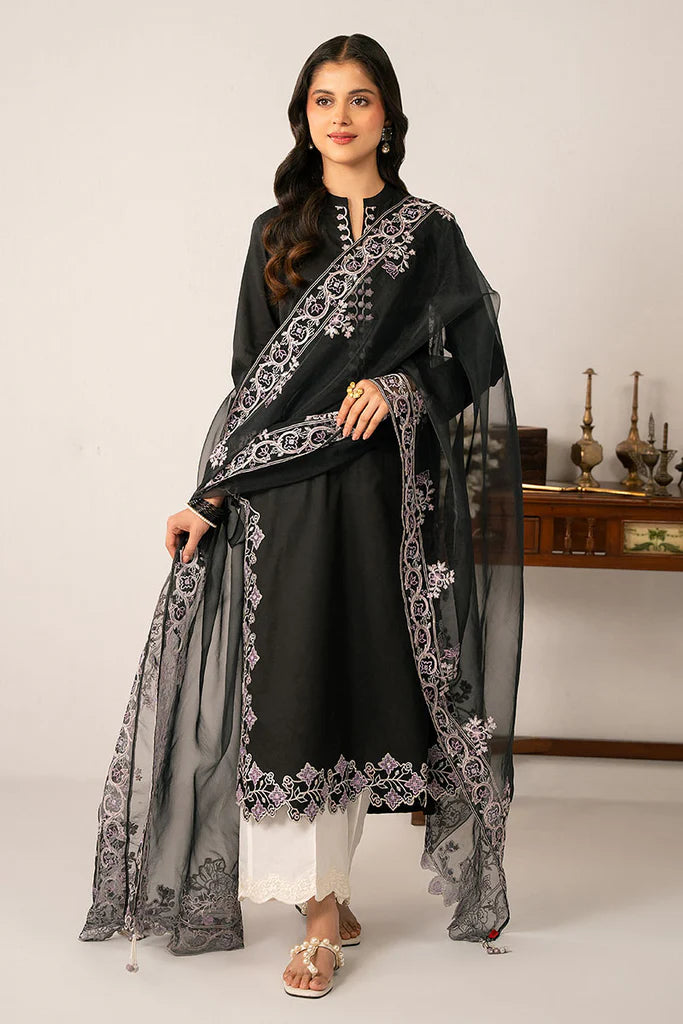 Cross Stitch -Black 2 PC Suit